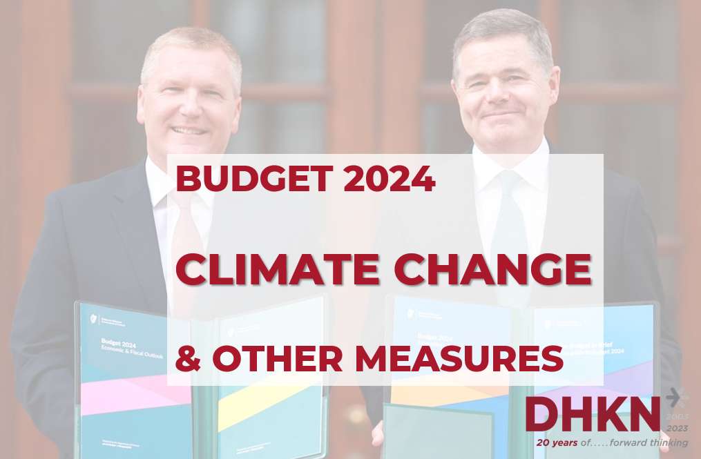Budget 2024 - climate change and other tax measures