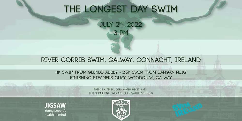Longest Day Swim on River Corrib in aid of Jigsaw is supported by DHKN